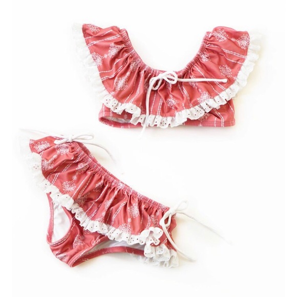 Well Dressed Wolf Other - NWT Well Dressed Wolf Wildling Ruffle Bikini 4T 4